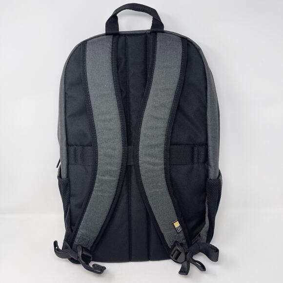 New Case Logic Laptop Backpack Charcoal Heather Gray Travel Business School - Picture 2 of 8